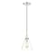 Z-Lite Harper 1 Light Pendant, Polished Nickel & Clear 3034P8-PN - alternate 1